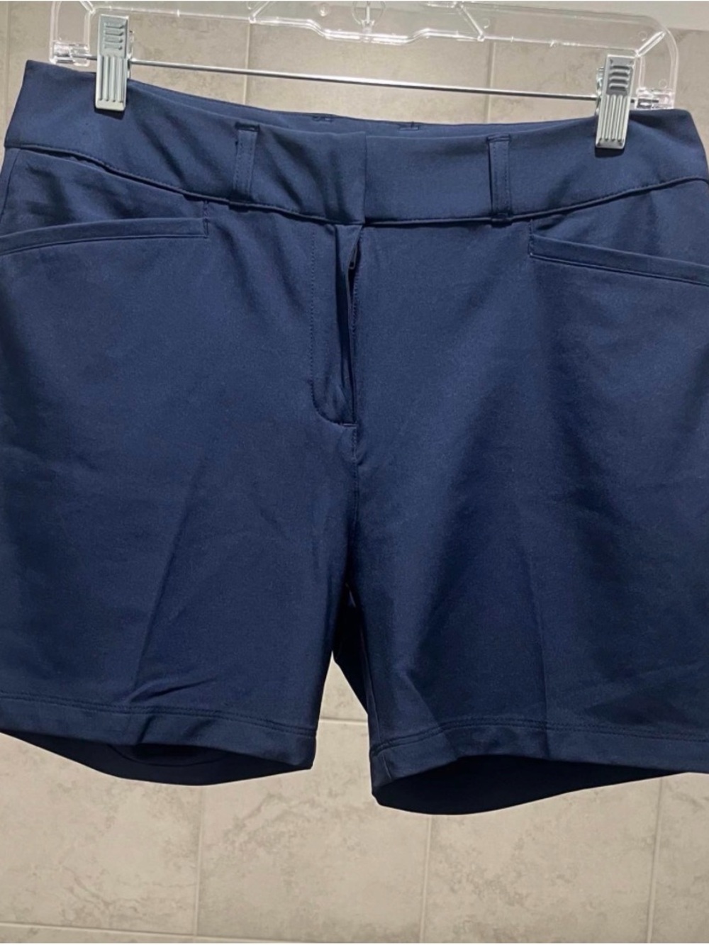 adidas Navy High-Stretch Bike Shorts